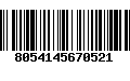 Código de Barras 8054145670521