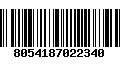 Código de Barras 8054187022340