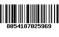 Código de Barras 8054187025969