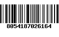 Código de Barras 8054187026164