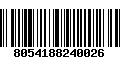 Código de Barras 8054188240026