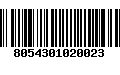 Código de Barras 8054301020023