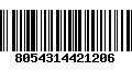 Código de Barras 8054314421206