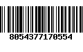 Código de Barras 8054377170554