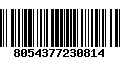 Código de Barras 8054377230814