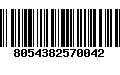 Código de Barras 8054382570042