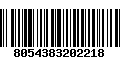 Código de Barras 8054383202218