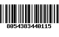 Código de Barras 8054383440115