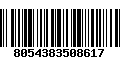 Código de Barras 8054383508617
