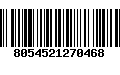 Código de Barras 8054521270468