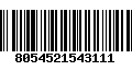 Código de Barras 8054521543111