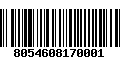 Código de Barras 8054608170001