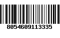 Código de Barras 8054609113335