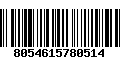Código de Barras 8054615780514