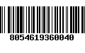 Código de Barras 8054619360040