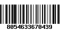 Código de Barras 8054633670439