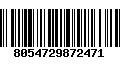 Código de Barras 8054729872471