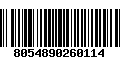 Código de Barras 8054890260114