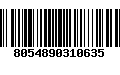 Código de Barras 8054890310635