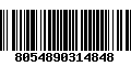 Código de Barras 8054890314848