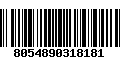 Código de Barras 8054890318181