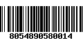 Código de Barras 8054890580014