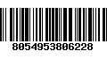 Código de Barras 8054953806228