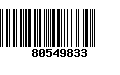 Código de Barras 80549833