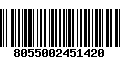 Código de Barras 8055002451420