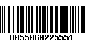 Código de Barras 8055060225551