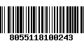 Código de Barras 8055118100243