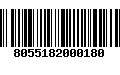 Código de Barras 8055182000180