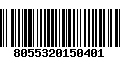 Código de Barras 8055320150401