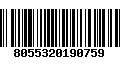 Código de Barras 8055320190759