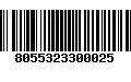 Código de Barras 8055323300025