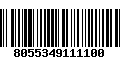 Código de Barras 8055349111100