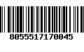 Código de Barras 8055517170045