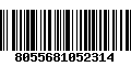 Código de Barras 8055681052314