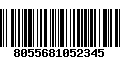 Código de Barras 8055681052345