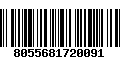 Código de Barras 8055681720091