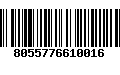 Código de Barras 8055776610016