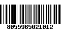 Código de Barras 8055965021012