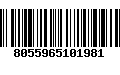 Código de Barras 8055965101981