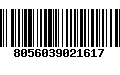 Código de Barras 8056039021617