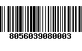 Código de Barras 8056039080003