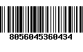 Código de Barras 8056045360434