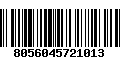 Código de Barras 8056045721013