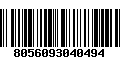 Código de Barras 8056093040494