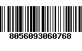 Código de Barras 8056093060768