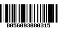 Código de Barras 8056093080315